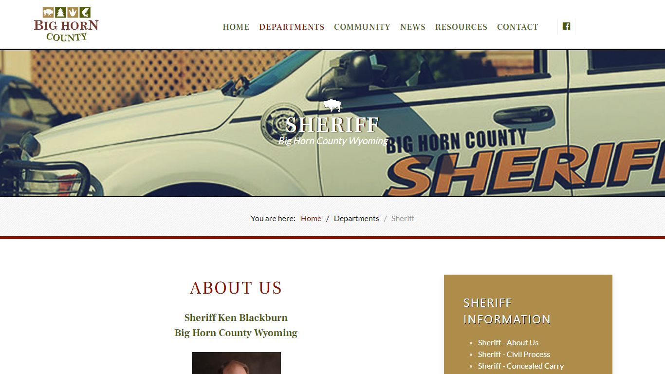Sheriff - Big Horn County